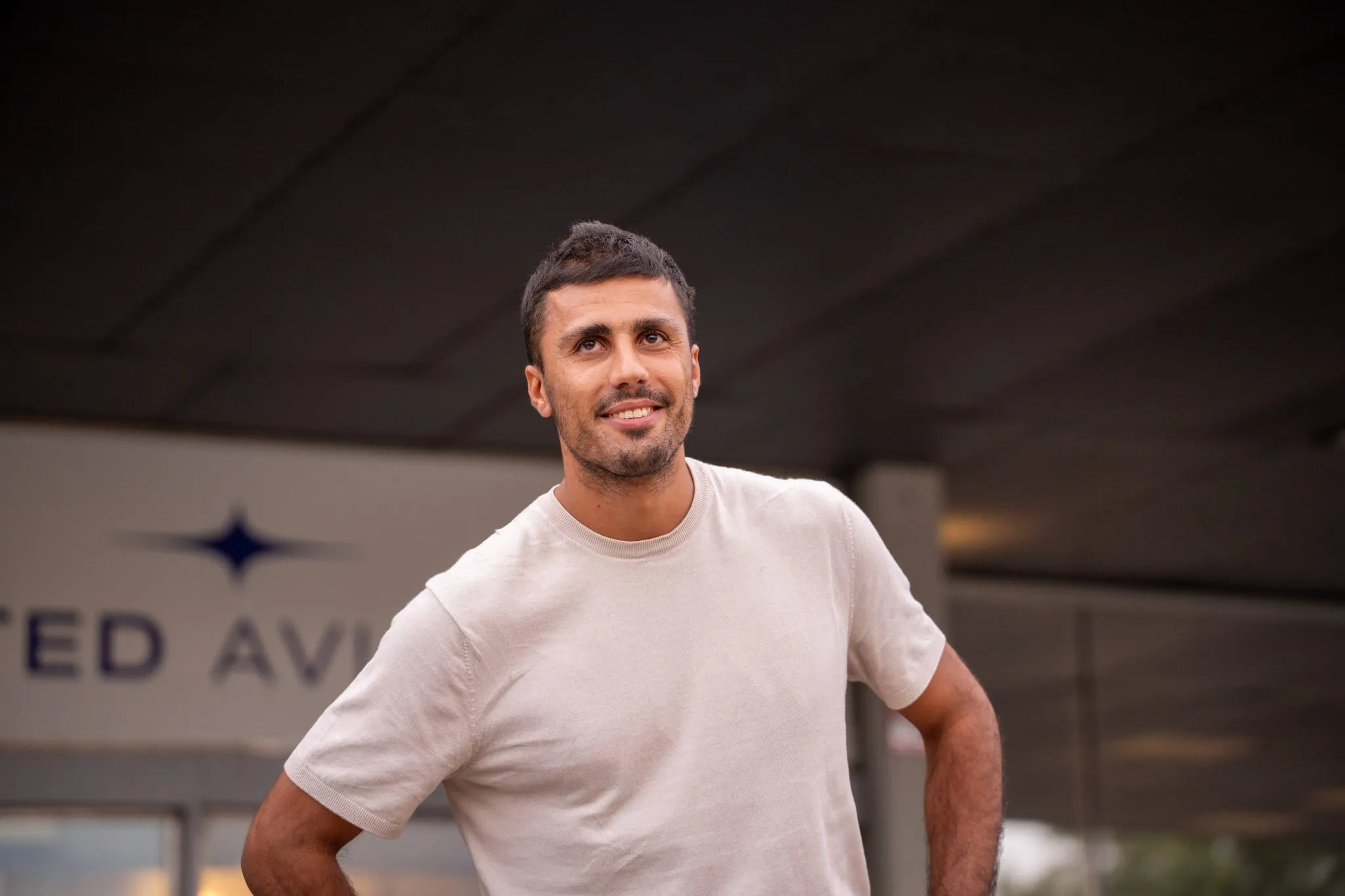 Rodri em sua chegada a Barcelona