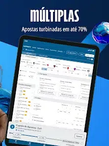 Imagem da Sportingbet promovendo suas apostas m&uacute;ltiplas com aumento
