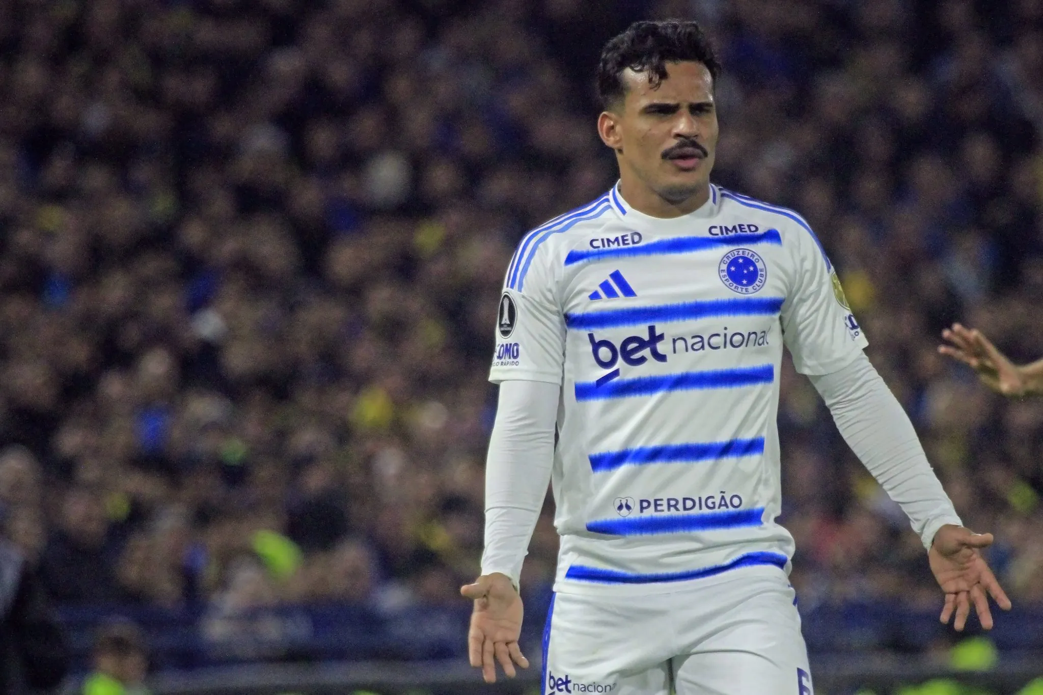 Kaiki Bruno em jogo do Cruzeiro