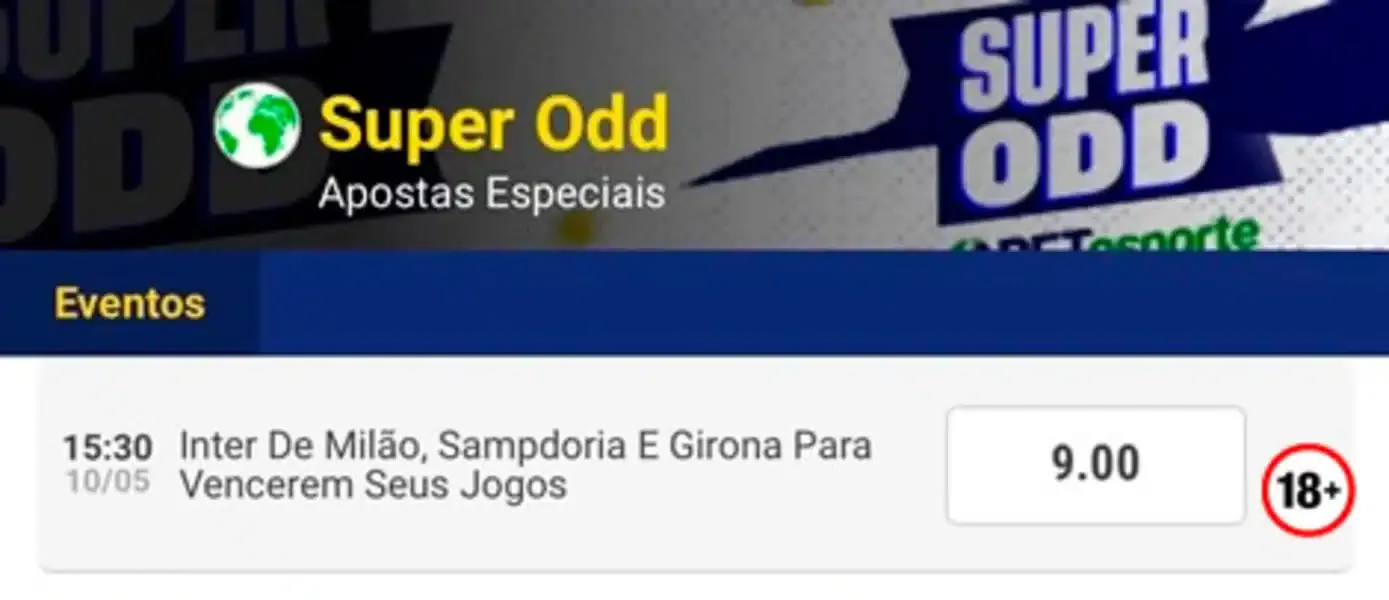 Super Odds da BETesporte