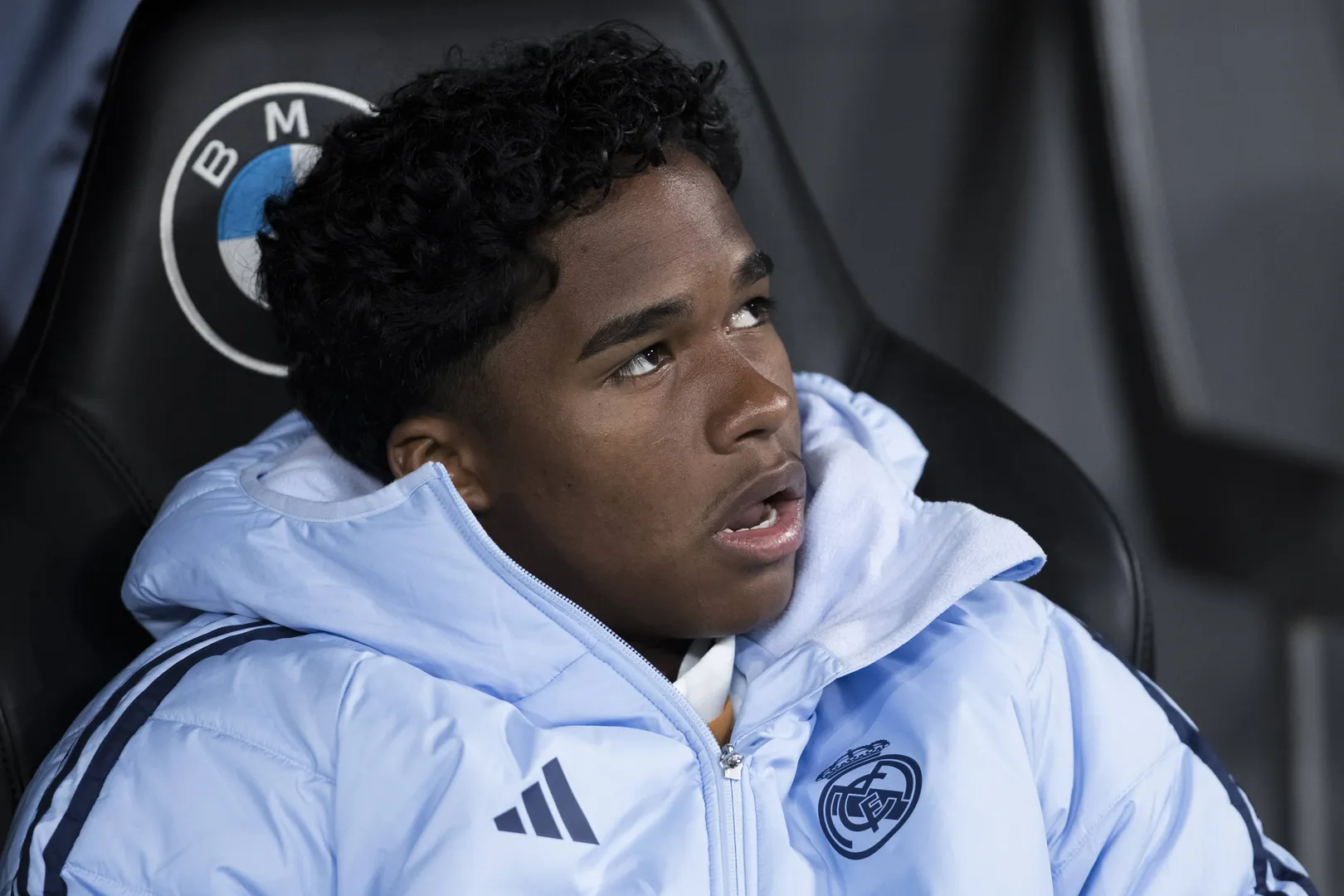 Endrick foi reserva em mais um jogo do Real Madrid