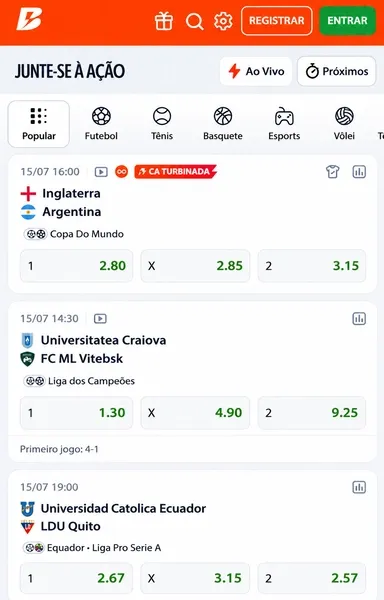 No app Betano, d&aacute; para assistir a jogos de gra&ccedil;a da Serie A italiana e La Liga