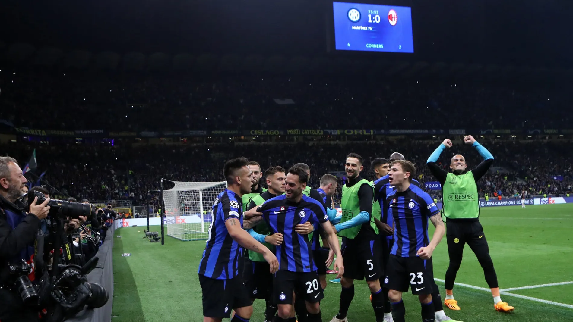 Melhor nos dois jogos, Inter nem teve que suar muito para vencer o Milan e voltar &agrave; final