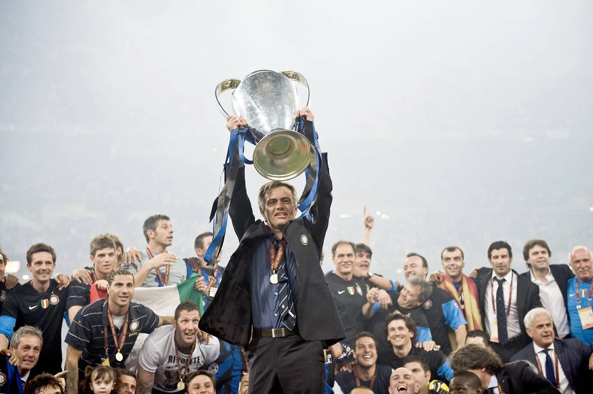 Mourinho levou a Internazionale &agrave; tr&iacute;plice coroa em 2009/10