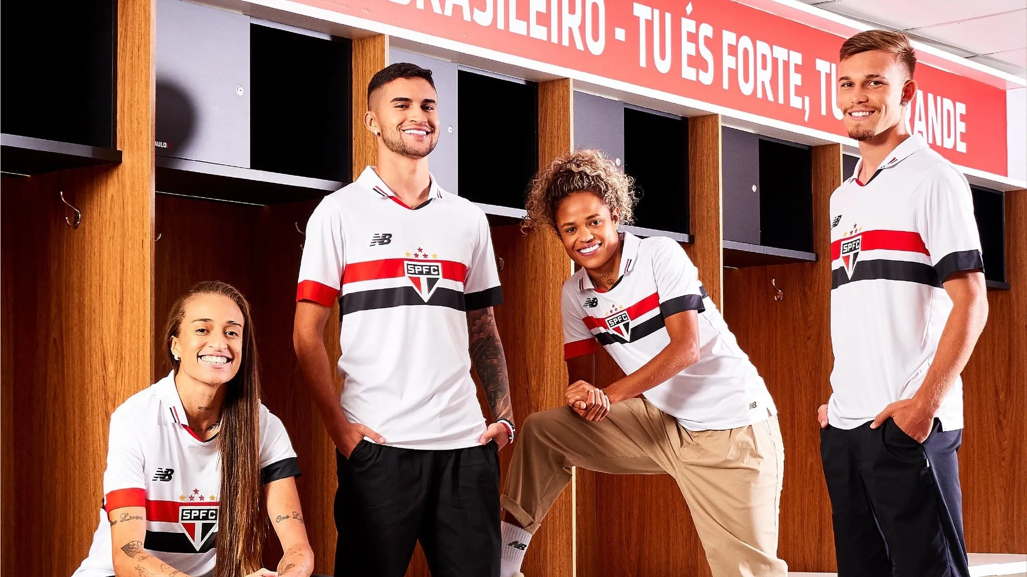 S&atilde;o Paulo lan&ccedil;a uniformes da New Balance para 2024 e oficializa novo patrocinador m&aacute;ster