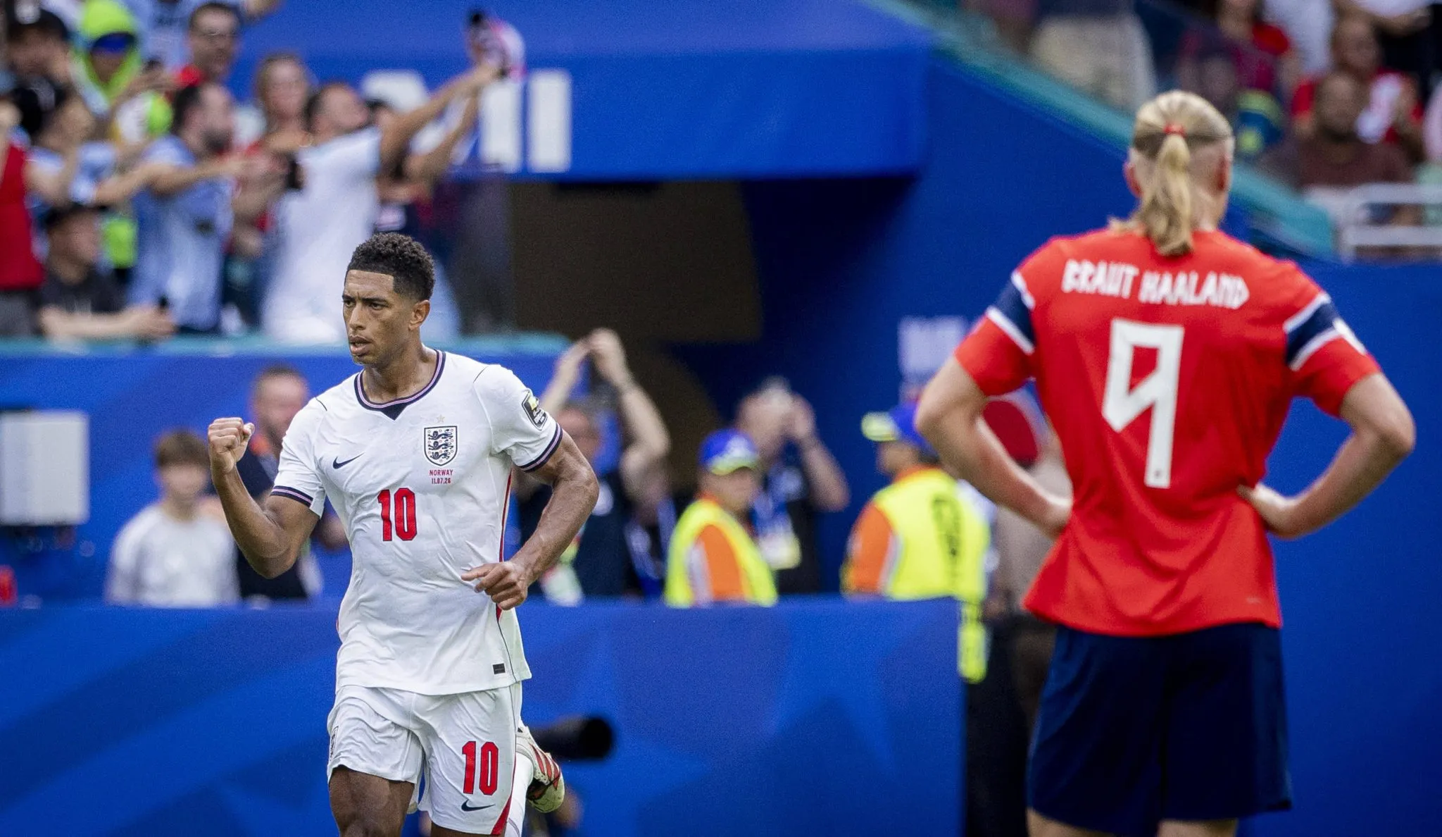 Bellingham e Haaland tiveram jogos contrastantes