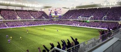 Veja como vai ficar o novo est&aacute;dio do Orlando City em um tour virtual 3D