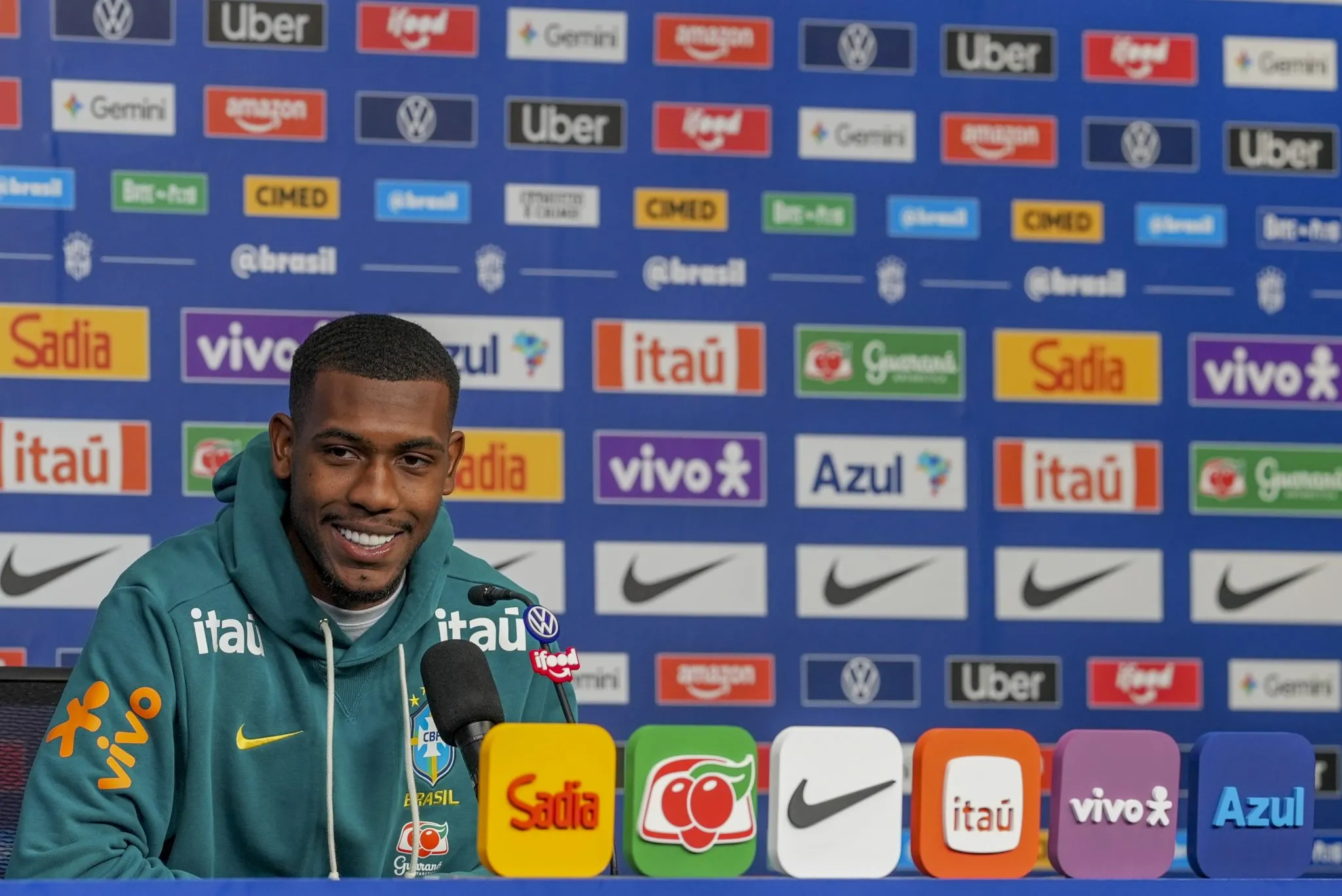 Rayn, atacante da sele&ccedil;&atilde;o brasileira