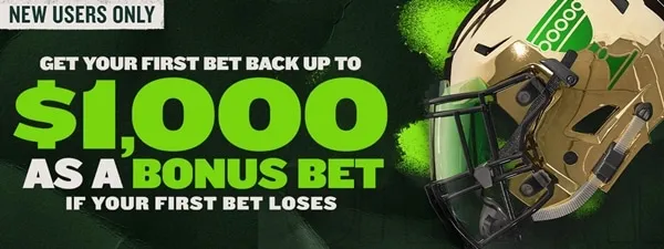 Oferta para novos usu&aacute;rios da Caesars com b&ocirc;nus de at&eacute; $1000