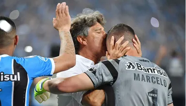 A valentia do Independiente conteve o &iacute;mpeto do Gr&ecirc;mio, mas n&atilde;o impediu Grohe na reconsagra&ccedil;&atilde;o