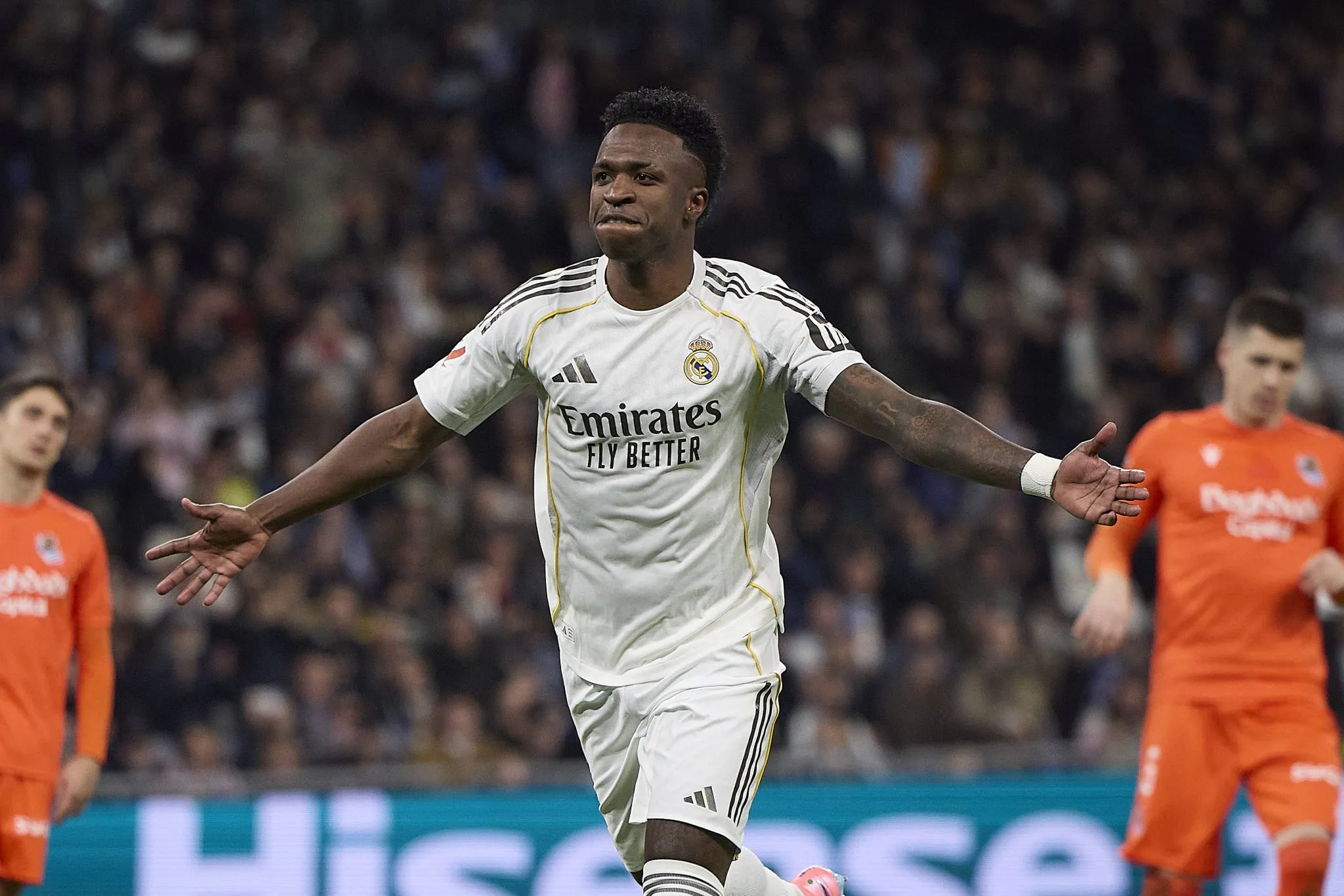 Vini Jr marca gol pelo Real Madrid