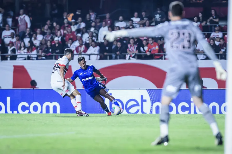 Kaiki fez sua segunda partida pelo Cruzeiro no ano ao ser acionado contra o S&atilde;o Paulo