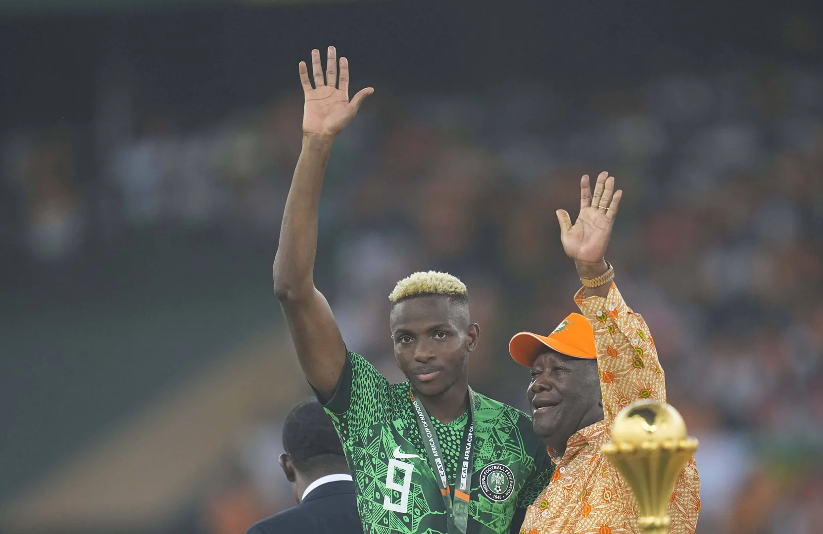 Foto: (Imago) - Victor Osimhen a servi&ccedil;o da Nig&eacute;ria