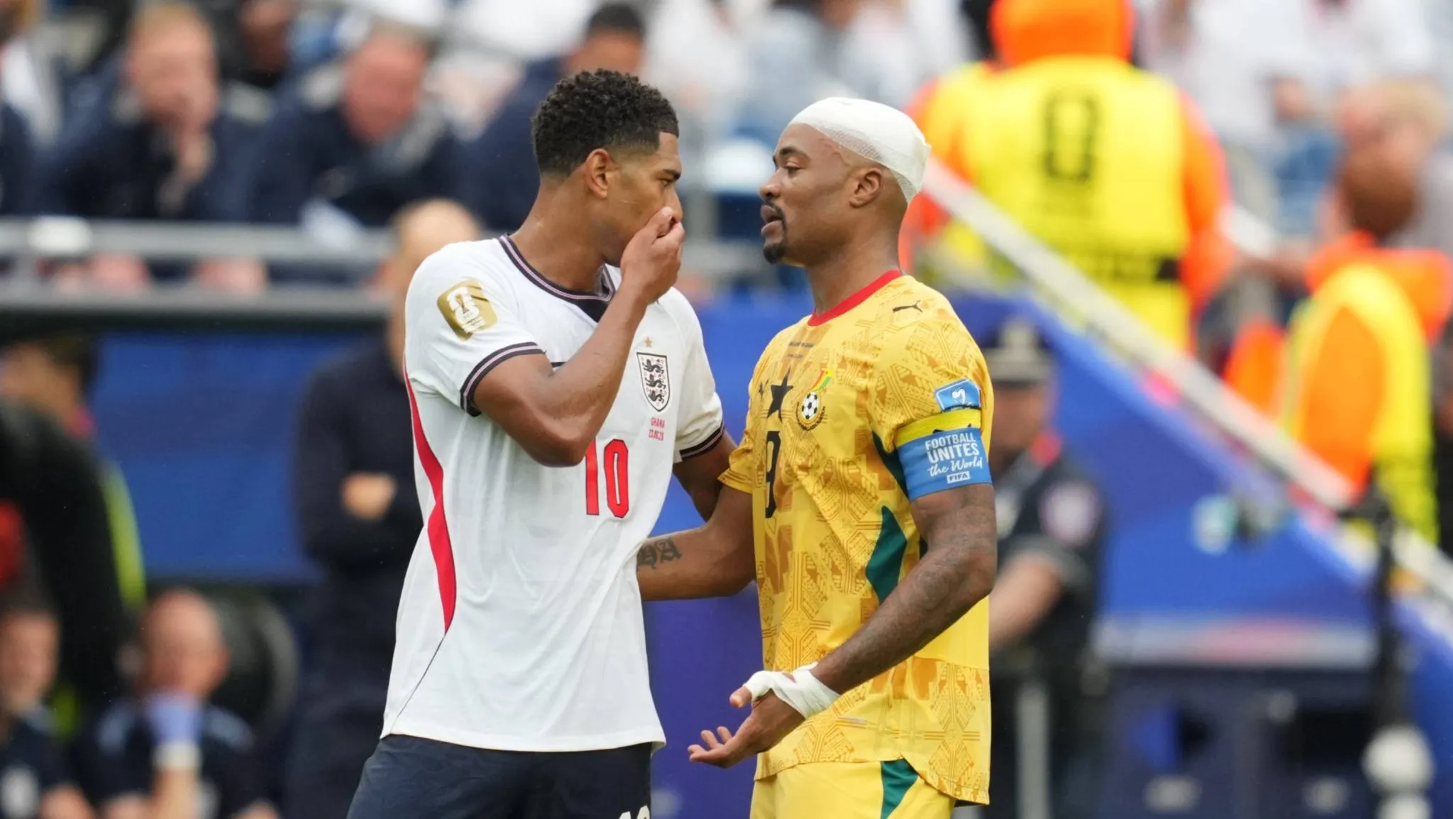 Por que Bellingham n&atilde;o foi expulso por cobrir a boca em Inglaterra x Gana