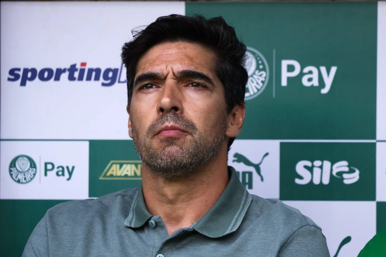 Abel Ferreira em jogo do Palmeiras Foto: (Imago)