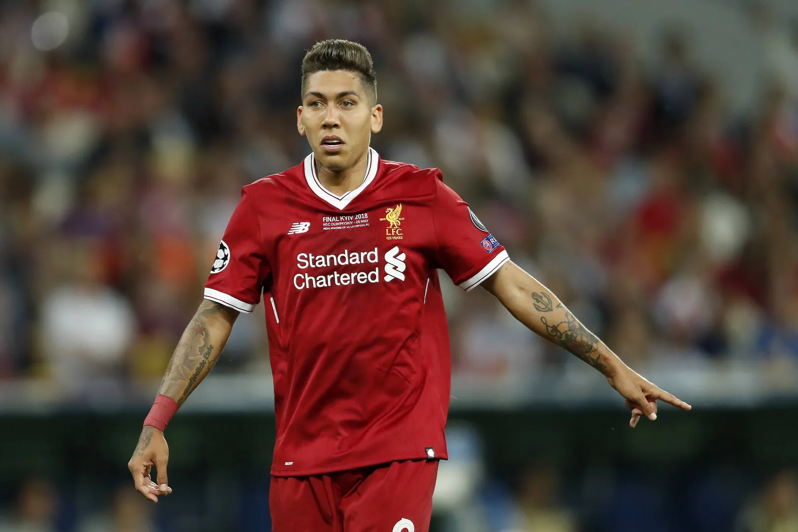 Roberto Firmino foi o primeiro brasileiro a marcar 15 gols na Premier League, na edi&ccedil;&atilde;o 2017/18 (Foto: Imago)