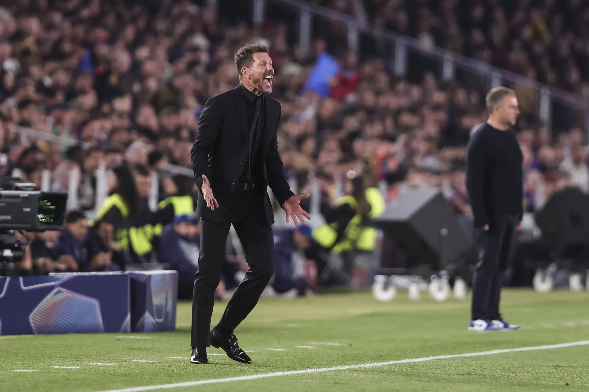 Diego Simeone em Barcelona x Atl&eacute;tico de Madrid
