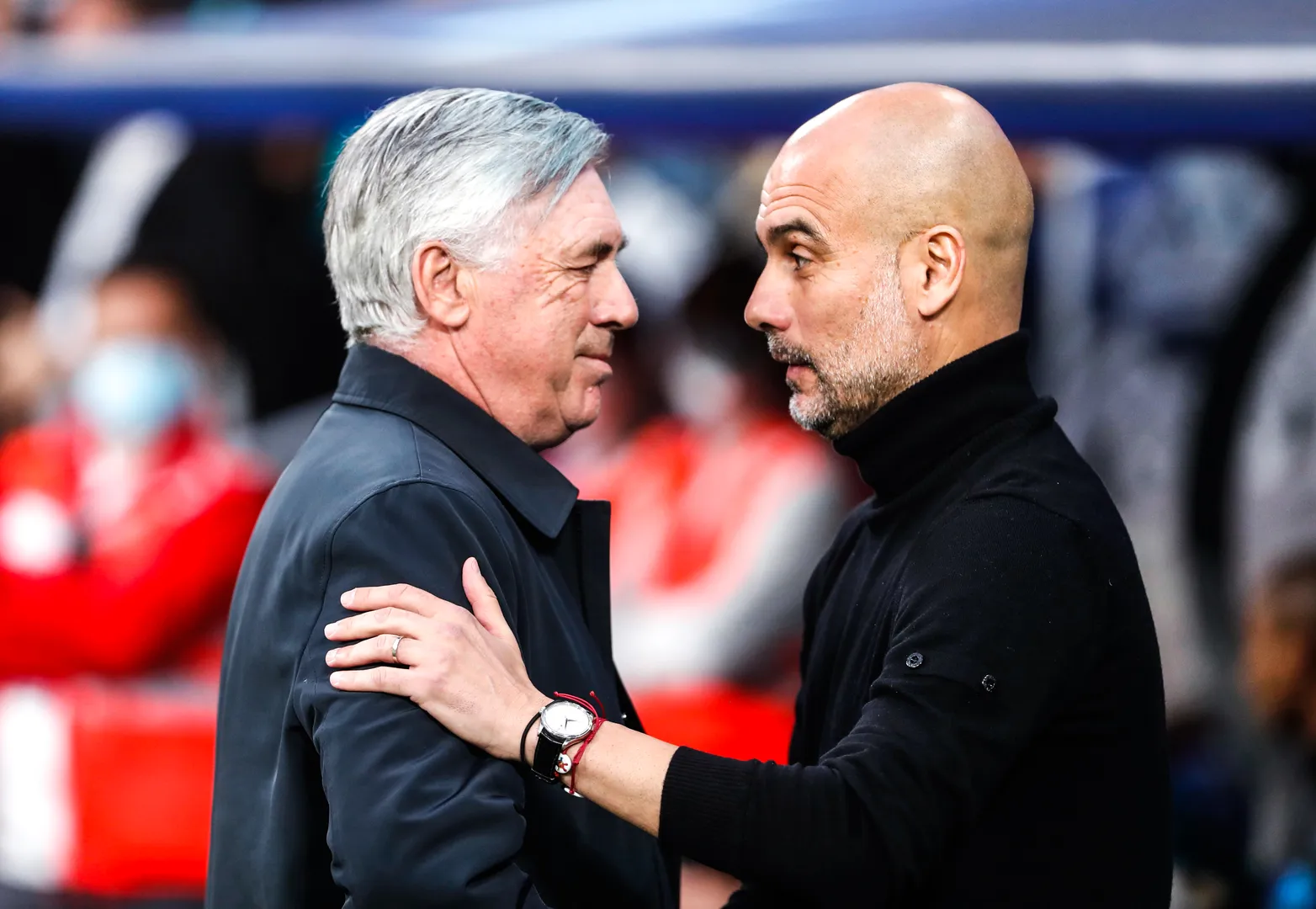 Guardiola Ancelotti Real Madrid Manchester City