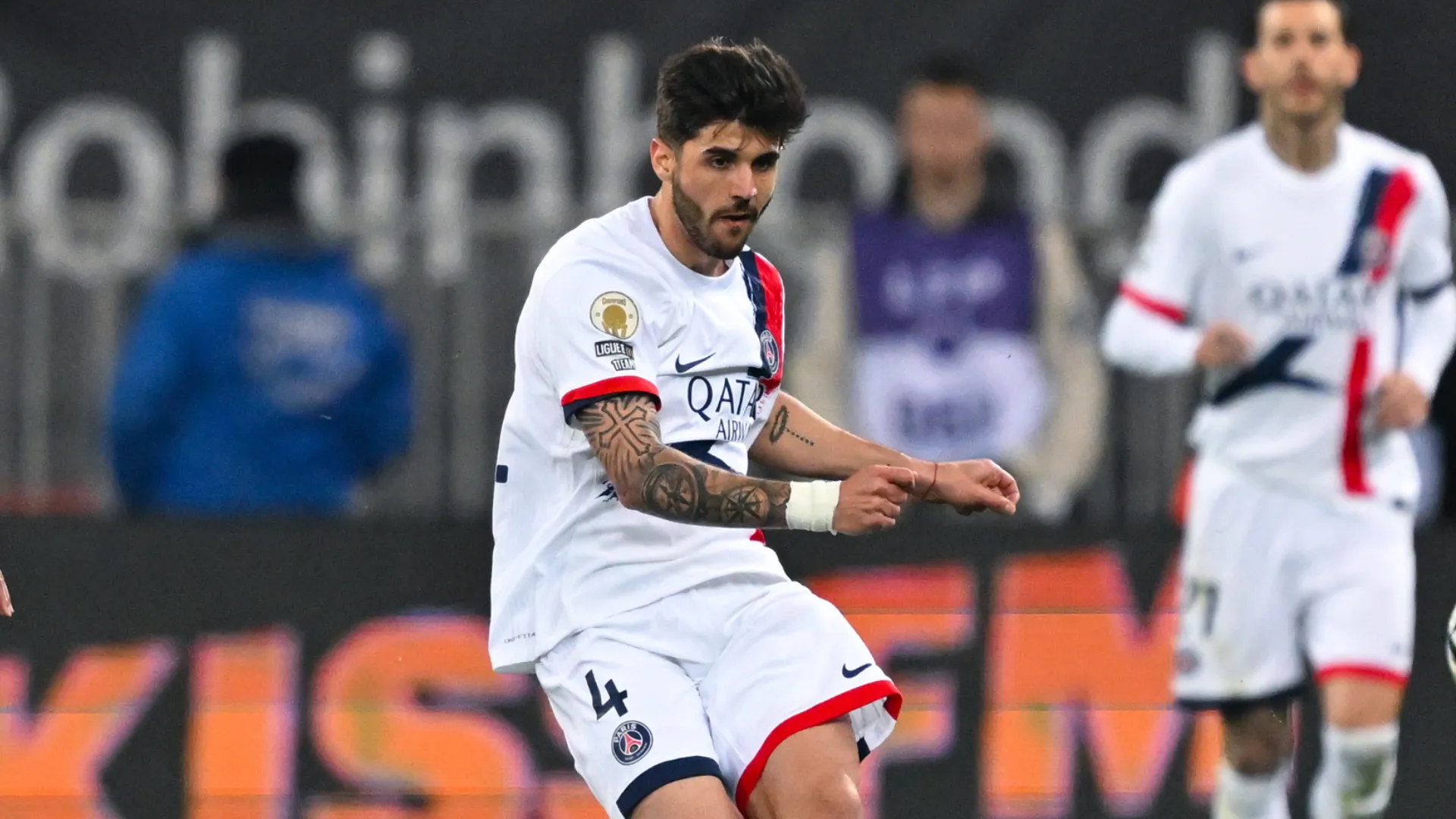Beraldo pelo PSG contra o Nice