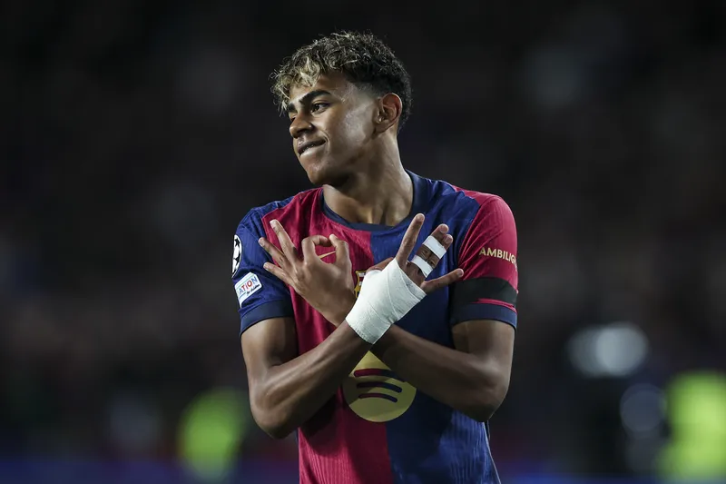 Lamine Yamal Barcelona Champions League