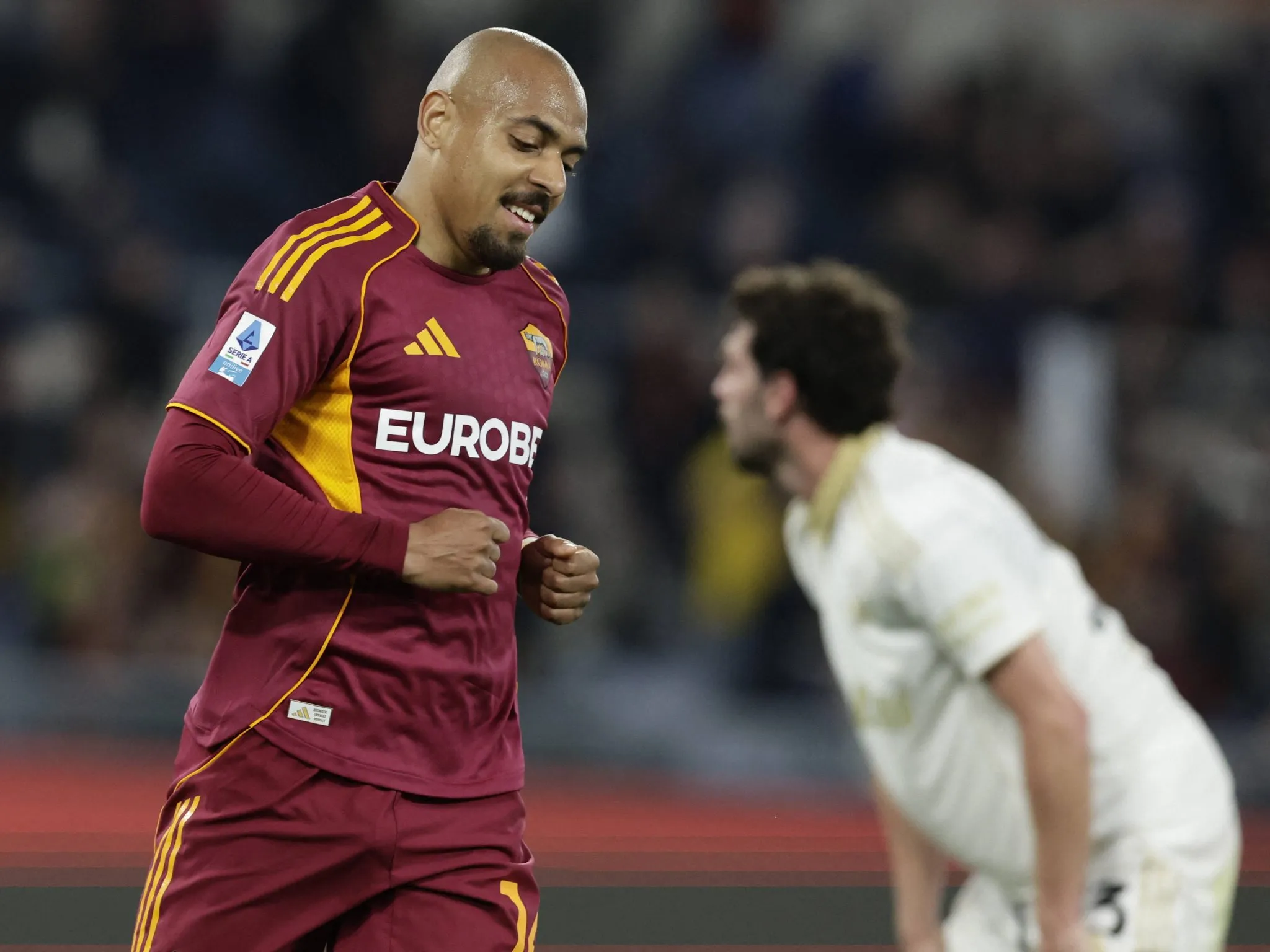 Donyell Malen em atua&ccedil;&atilde;o pela Roma (Foto: IMAGO / ABACAPRESS)