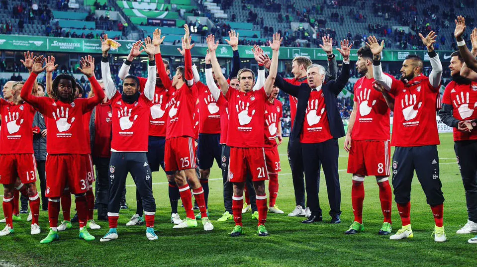 Supremacia confirmada: Bayern esmaga e celebra o in&eacute;dito pentacampeonato alem&atilde;o
