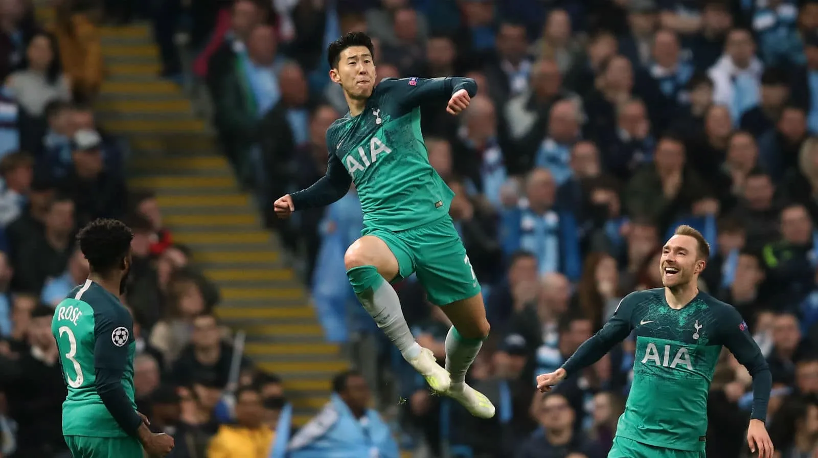 Son n&atilde;o sentiu o peso de um jogo gigante e confirmou que &eacute; o cara predestinado deste Tottenham