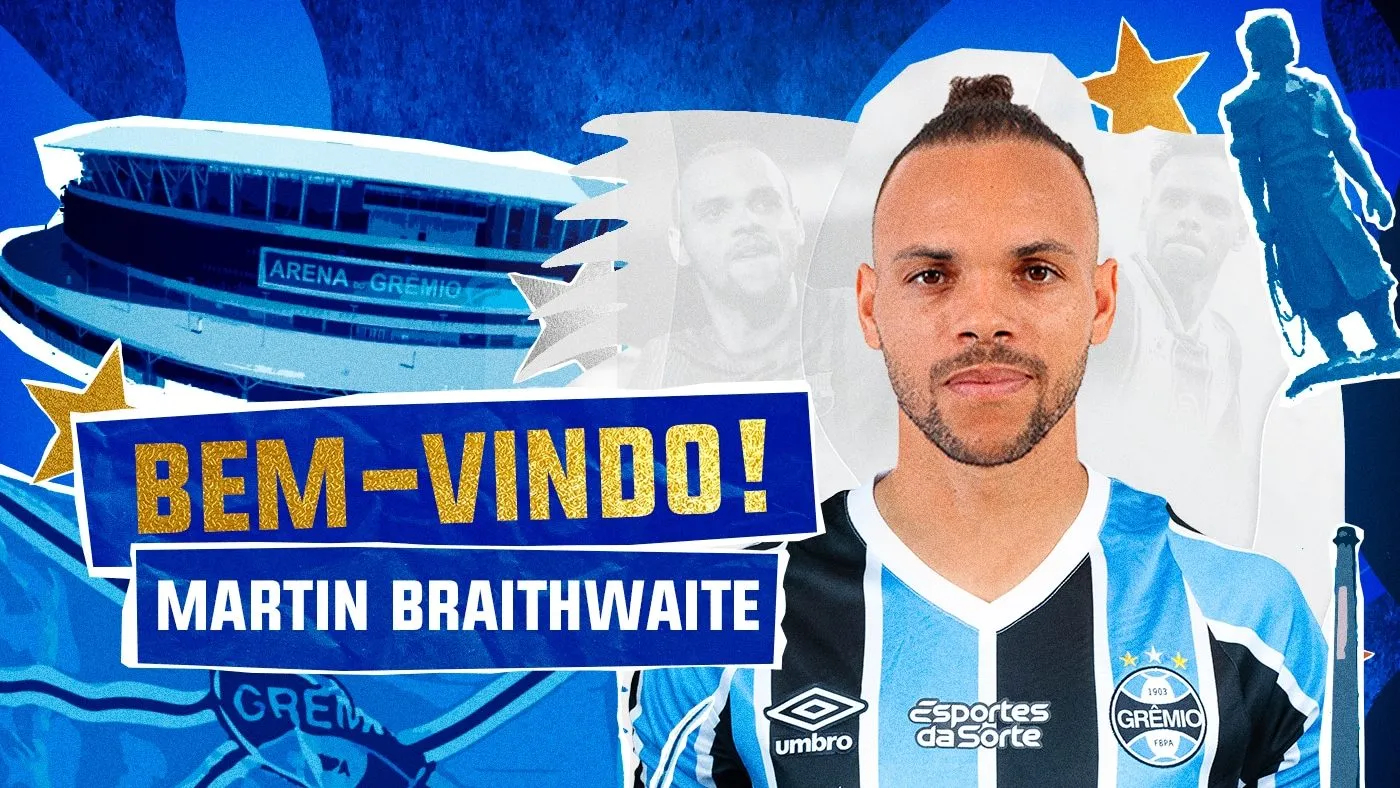 Por que Gr&ecirc;mio n&atilde;o ter&aacute; Braithwaite na Copa do Brasil mesmo com pend&ecirc;ncia resolvida?