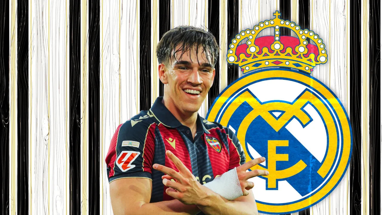 Carlos Espi em ação pelo Levante, com uniforme branco e detalhes azuis, em lance de jogo