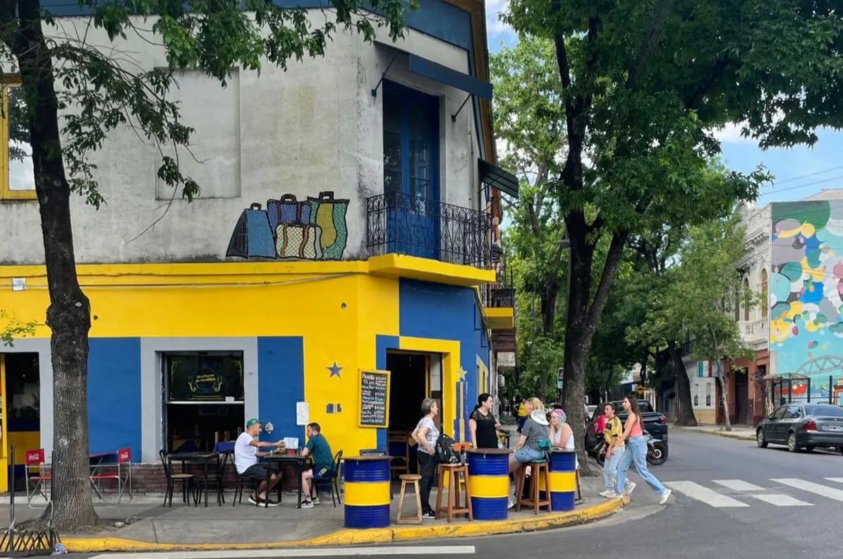 Casas e constru&ccedil;&otilde;es do bairro de La Boca