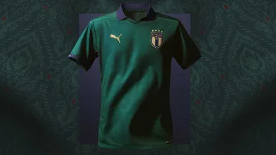It&aacute;lia celebra sua nova gera&ccedil;&atilde;o de talentos em nova camisa verde inspirada na Renascen&ccedil;a