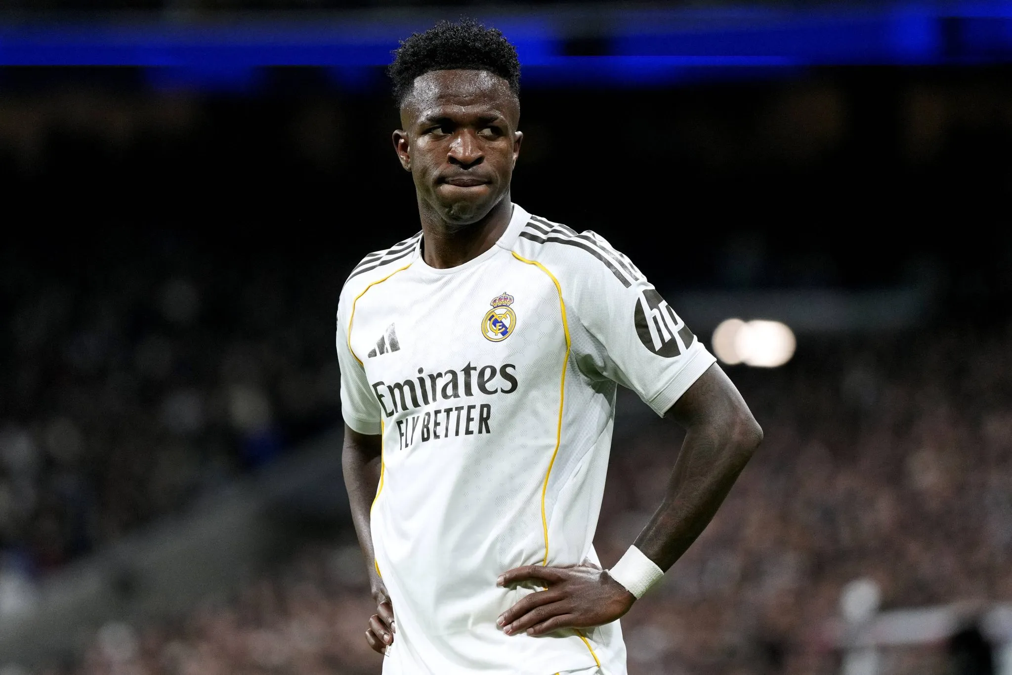 Vinicius Junior lamenta pelo Real Madrid