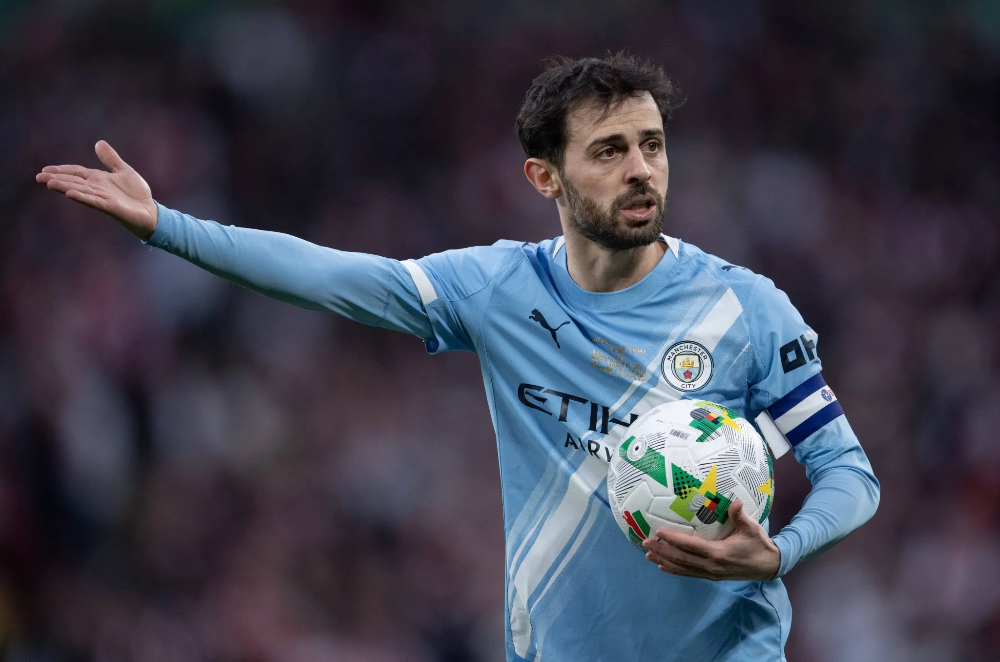 Bernardo Silva em a&ccedil;&atilde;o pelo Manchester City