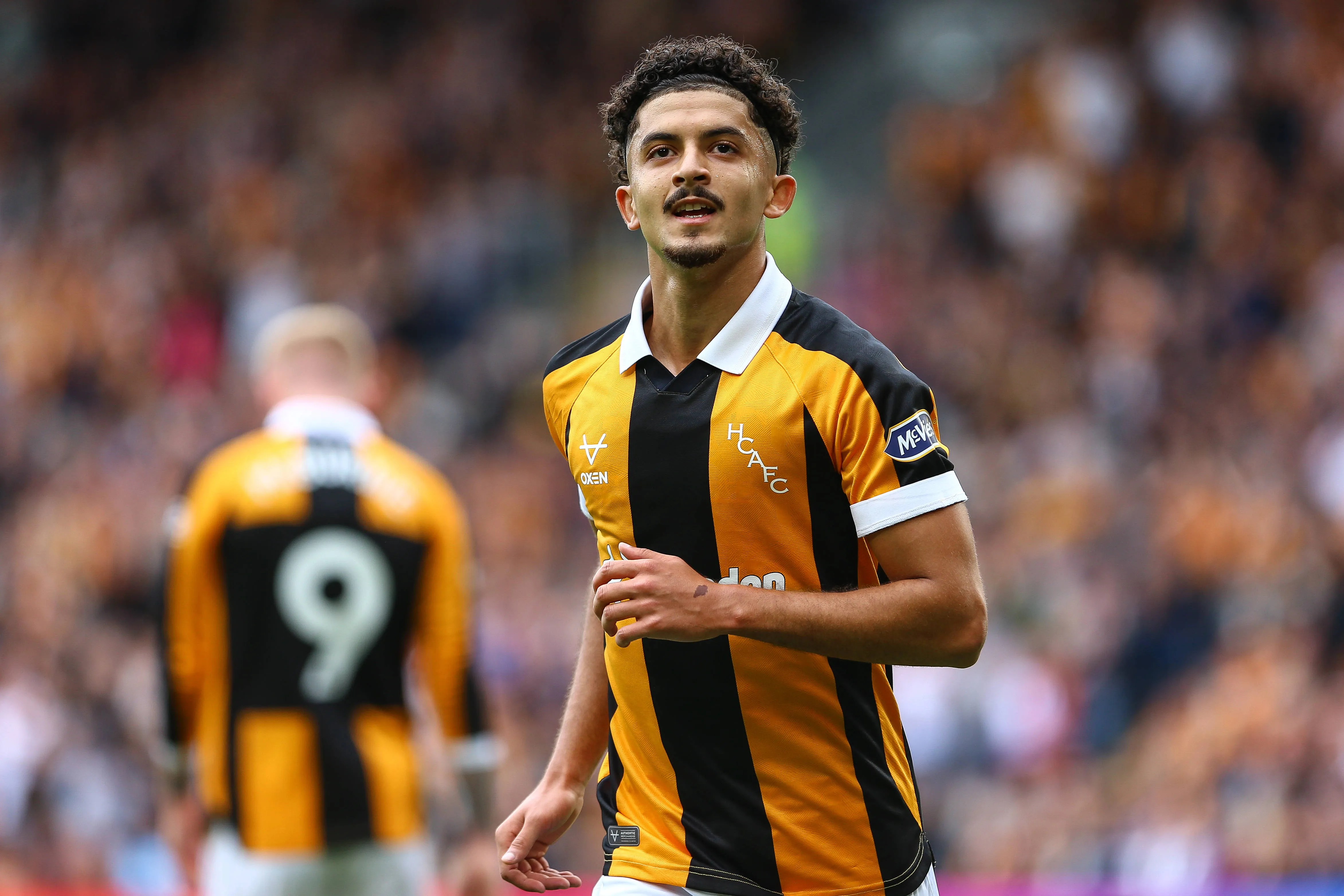 Mohamed Belloumi em a&ccedil;&atilde;o pelo Hull City