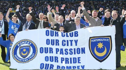 O fundo de torcedores do Portsmouth conseguiu comprar o clube