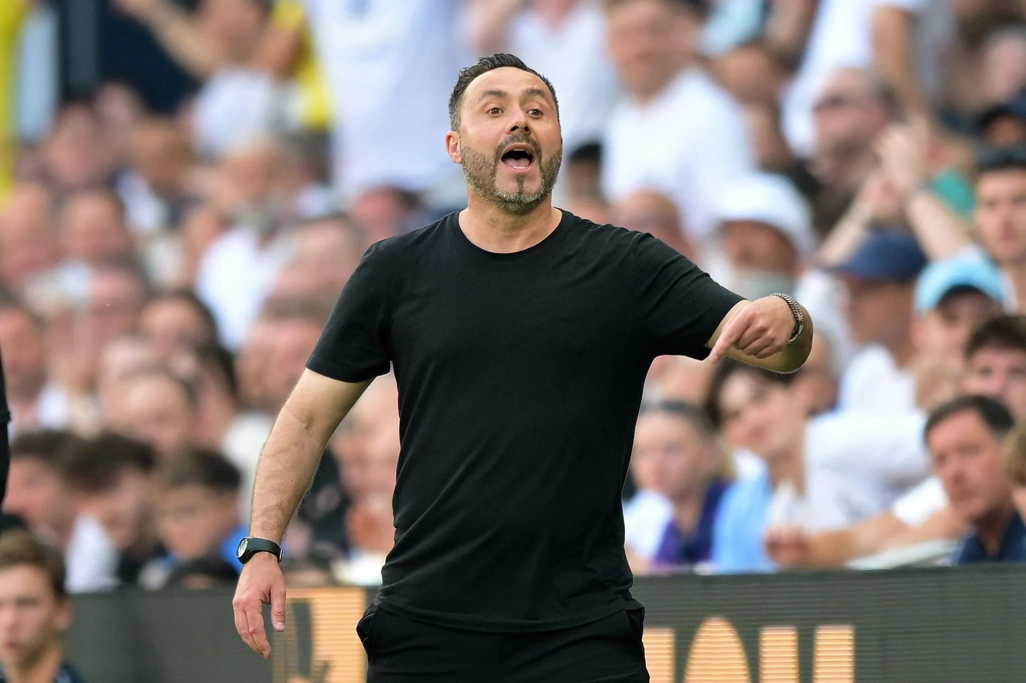 Roberto De Zerbi, t&eacute;cnico do Tottenham