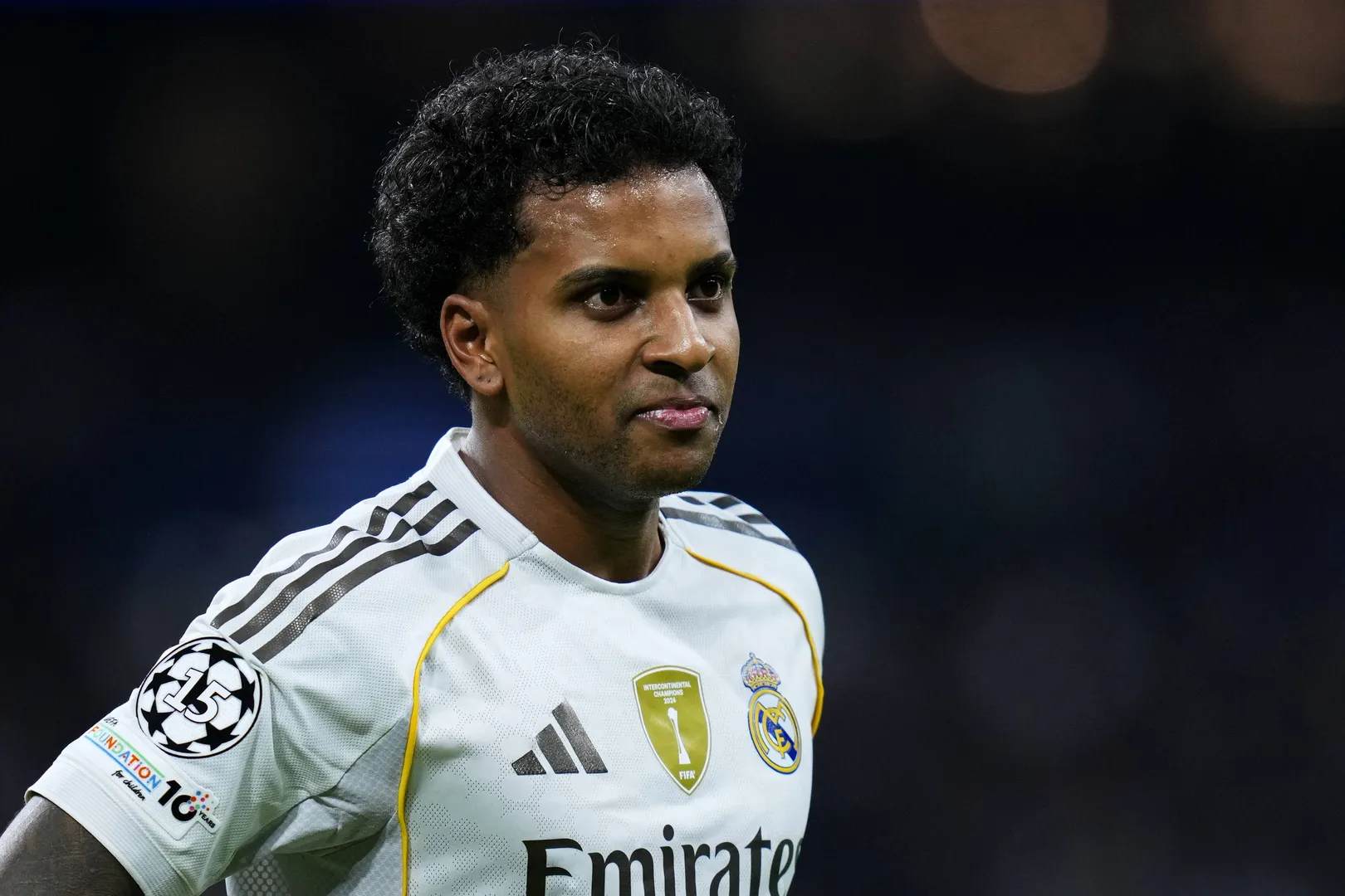 Rodrygo com a camisa do Real Madrid na Champions (Foto: Imago)