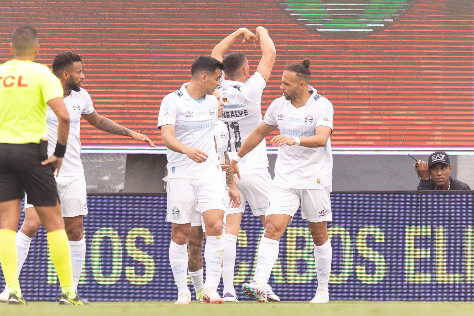 Braithwaite e Monsalve - Bragantino x Gremio 