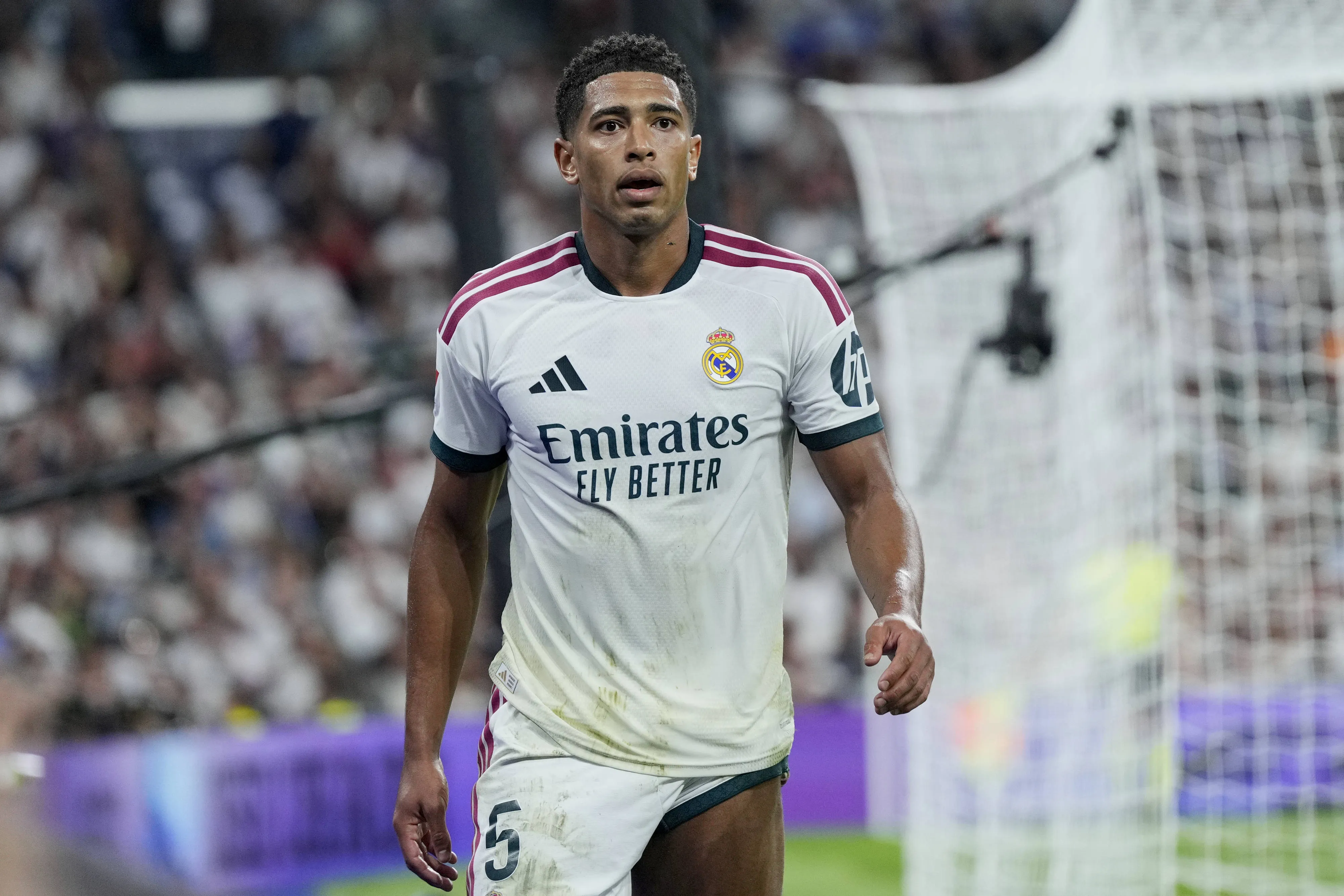 Bellingham durante jogo do Real Madrid 