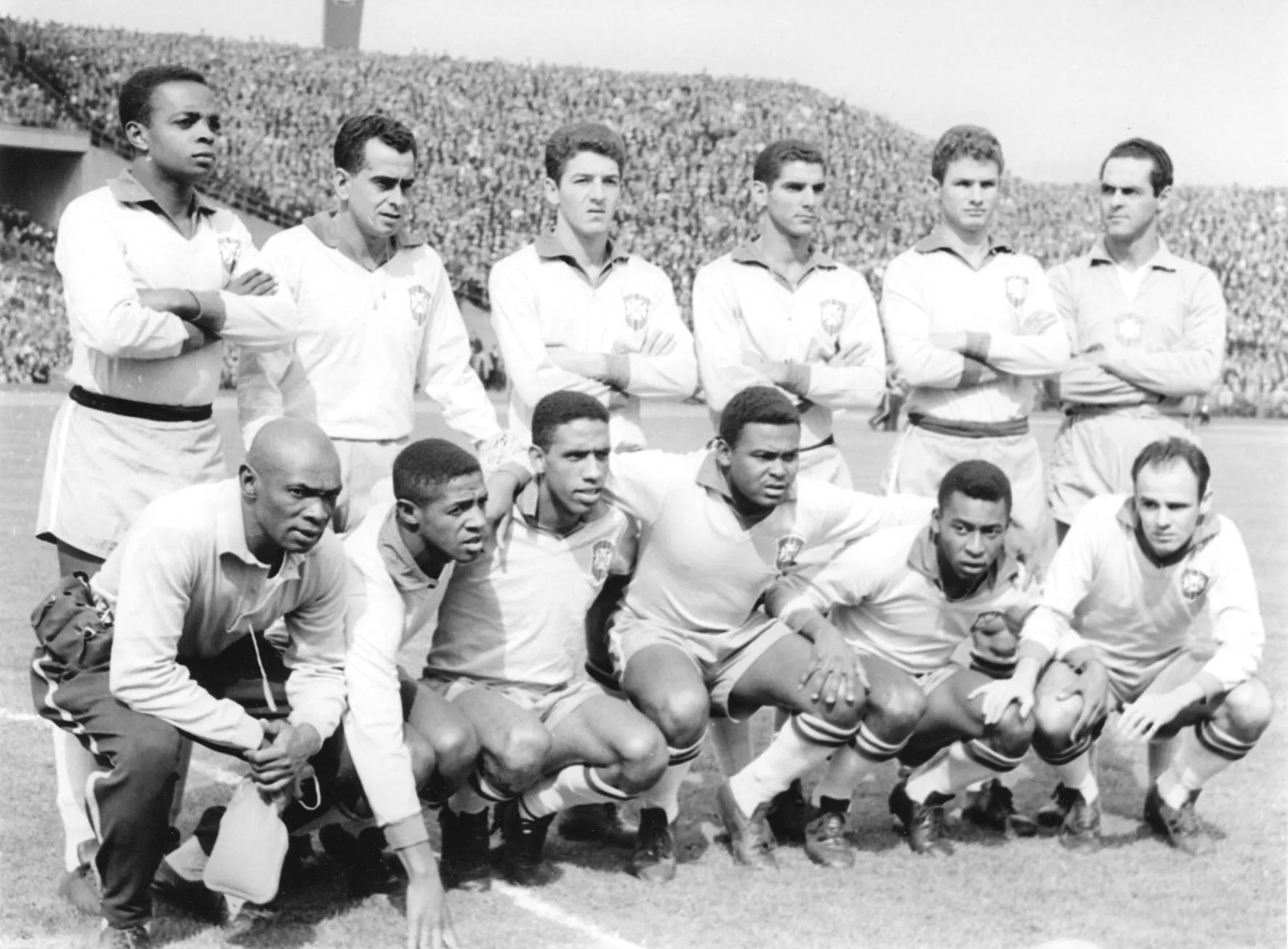 Sele&ccedil;&atilde;o brasileira durante Copa do Mundo de 1962 (Foto: IMAGO / Schirner Sportfoto)