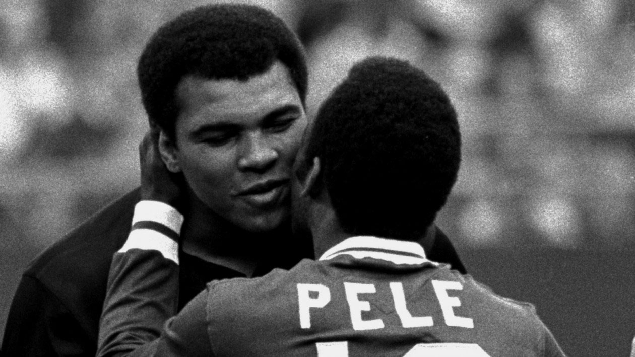 Muhammad Ali e Pelé.